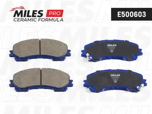 Тормозные колодки дисковые передняя ось MILES E500603