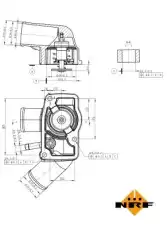 Термостат системы охлаждения NRF 725010