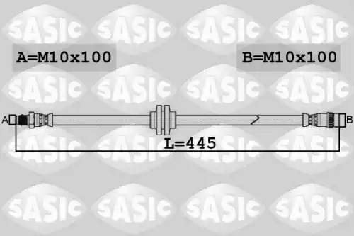 Тормозной шланг 6604041 SASIC
