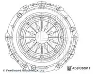 Диск сцепления BLUE PRINT ADBP320011