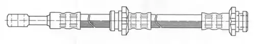 Тормозной шланг \NISSAN 511729 CEF