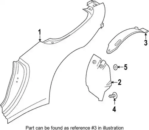 Подкрылок PORSCHE 992810971C