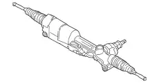 Рулевая рейка 95B423055AH PORSCHE