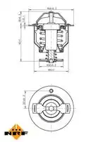 Термостат системы охлаждения NRF 725119