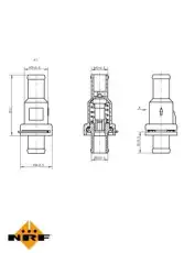 Термостат системы охлаждения NRF 725175