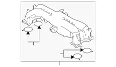 Впускной коллектор 14003AC370 SUBARU