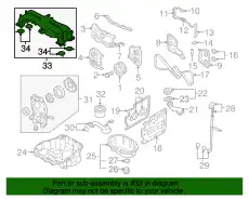 Впускной коллектор 14003AC370 SUBARU
