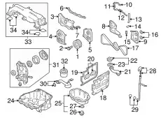 Впускной коллектор 14003AC370 SUBARU