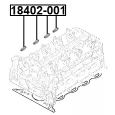 Прокладка коллектора FEBEST 18402-001