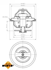 Термостат системы охлаждения NRF 725197
