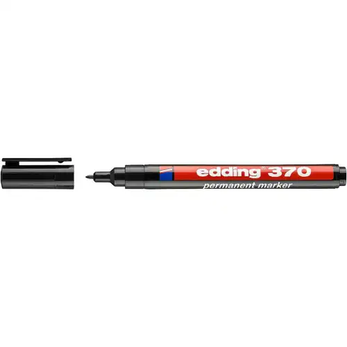 E3701 Edding Перманентный маркер, 1 мм Черный, E-370/1