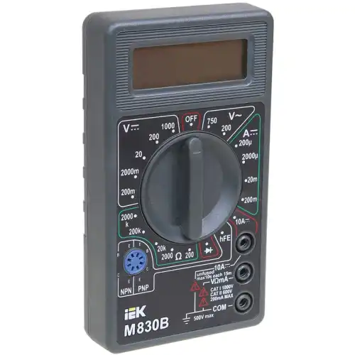 IEK Мультиметр цифровой Universal M830B 6073763 TMD2B830