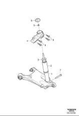 SHOCK ABSORBER 32346075 VOLVO