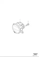 FOG LAMP 32365034 VOLVO