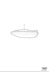 FOG LAMP 32365034 VOLVO