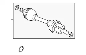 AXLE SHAFT, EXCH 36010574 VOLVO