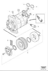 COMPRESSOR, EXCH 36011563 VOLVO