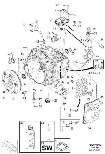 AUTOMATIC GEARBOX, 36050760 VOLVO - купить в Минске