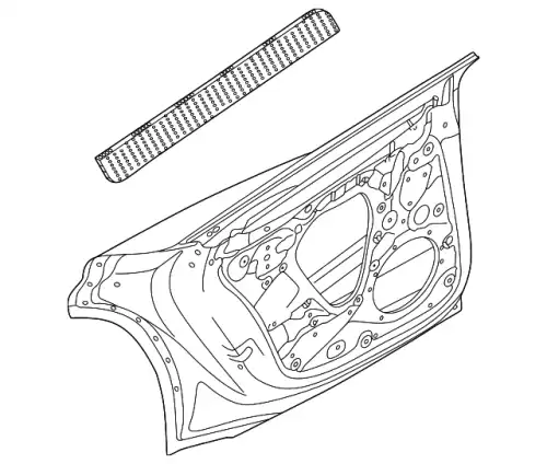 Дверь 4J3833051B VAG