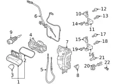 LATCH 4K1837015N VAG