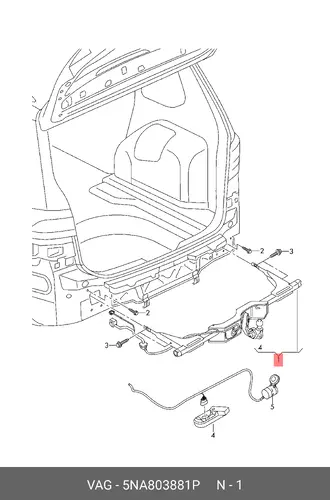 5NA803881P Spare part VAG