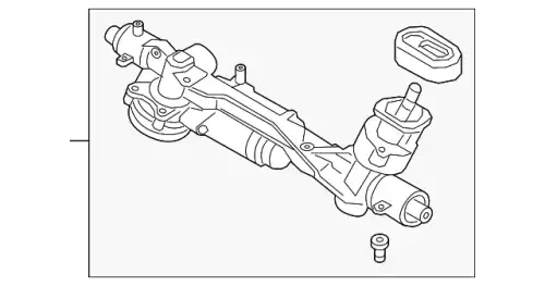 Рулевая рейка VAG 5QB423056D