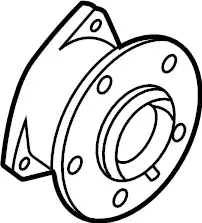WHEEL HUB 5QF501611D VAG