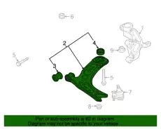 CONTR ARM 5QM407152C VAG