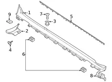 Clip 9J1853755 VAG
