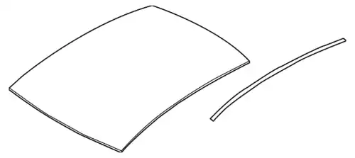 Стекло люка VAG 9J1877069Y041