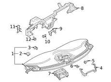 Скоба WHT004906 VAG