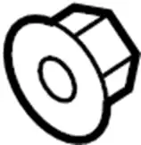 NUT WHT009208 VAG