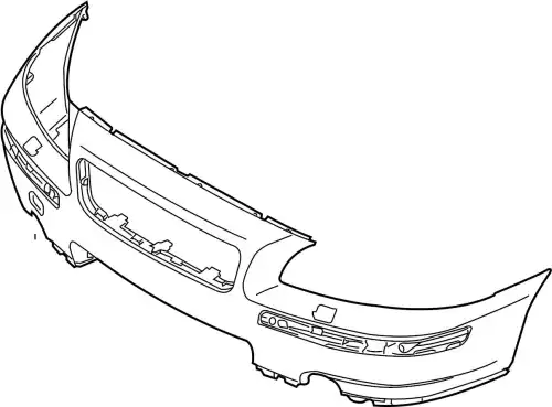 bumper trim panel, rear !Rear \BMW 51 12 5 A2C 1E9