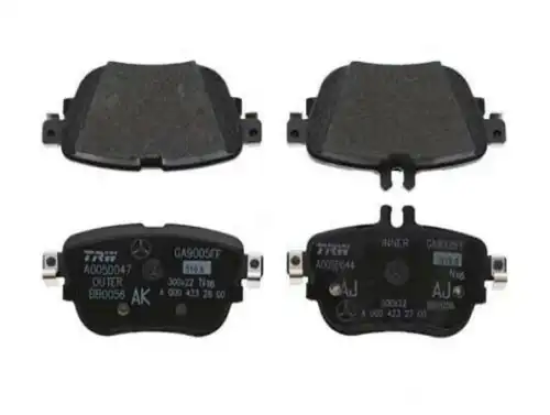 Тормозные колодки дисковые MB 000 420 93 03
