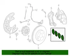 Тормозные колодки дисковые MB 000 420 98 03