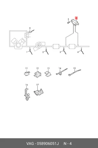 SENSOR 058906051J VAG