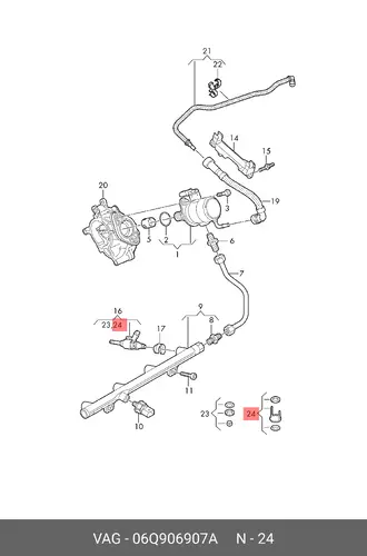 REPAIR KIT 06Q906907A VAG