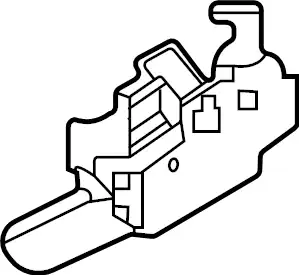 LATCH 11A827506 VAG