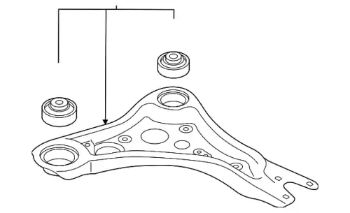 CONTR ARM 1EA407151A VAG