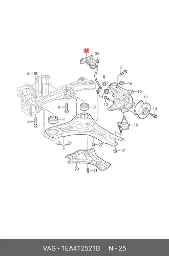 LEVELSENSO 1EA412521B VAG