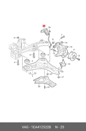 LEVELSENSO 1EA412522B VAG