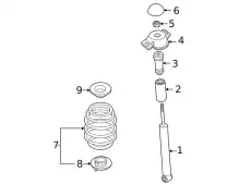 SHOCK ABS 1EA513049AE VAG