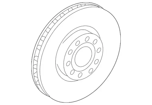 BRAKE DISC 1EA615301B VAG