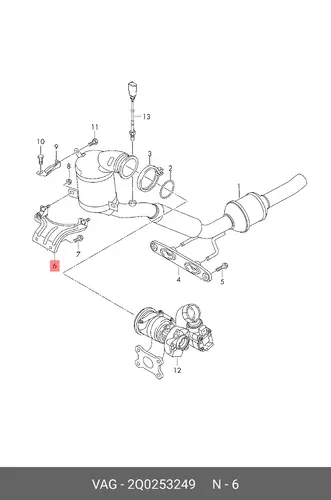 BRACKET 2Q0253249 VAG