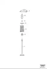 EXHAUST VALVE 31410244 VOLVO