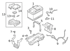 BATTERY 31419707 VOLVO