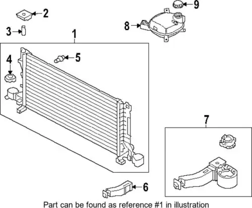 RADIATOR 31686548 VOLVO