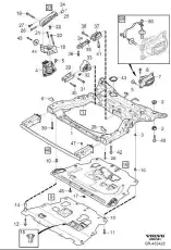 ENGINE PAD 32255205 VOLVO