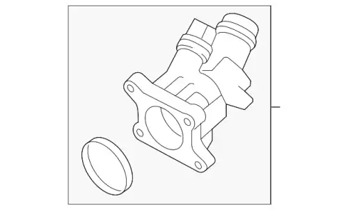 THERMOSTAT HOUSING 32263962 VOLVO