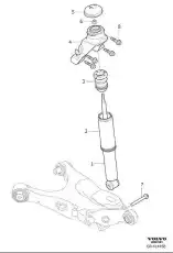 SHOCK ABSORBER 32269440 VOLVO
